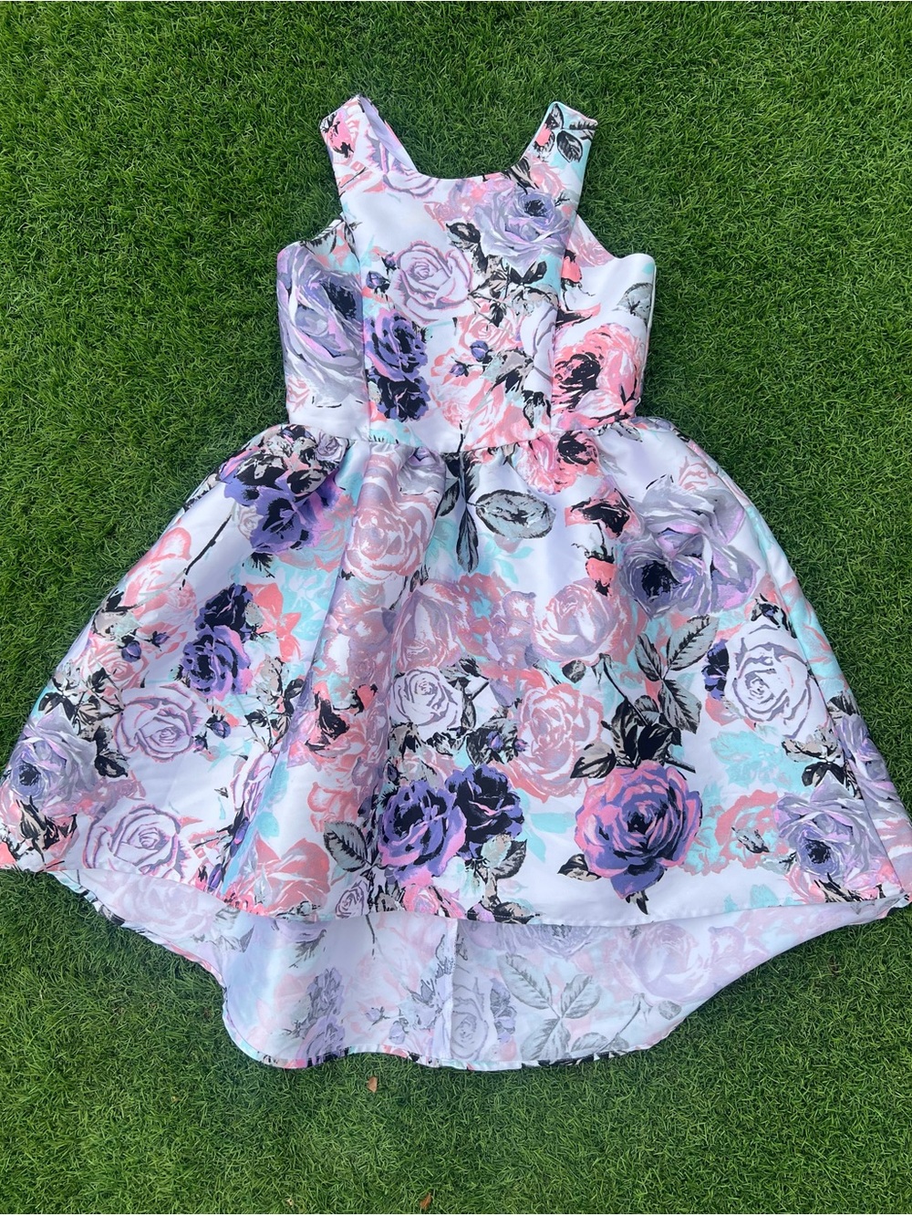 Zunie Floral High-Low Special Occasion Dress